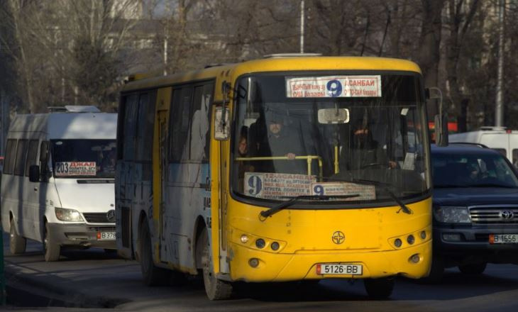 Внимание! В Бишкеке изменили маршрут автобуса №9