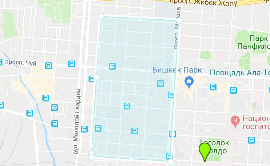 На следующей неделе  в центре Бишкека отключат воду. Карта