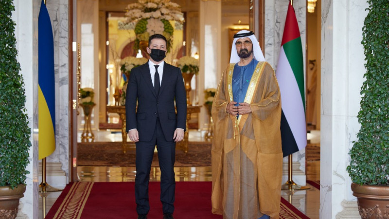 На встрече Зеленского с эмиром Дубая произошел конфуз