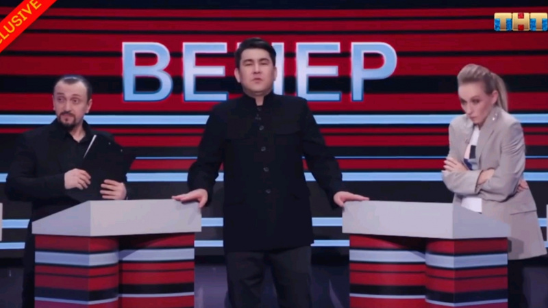 ТНТ удалил пародию Азамата Мусагалиева на телеведущего Соловьева