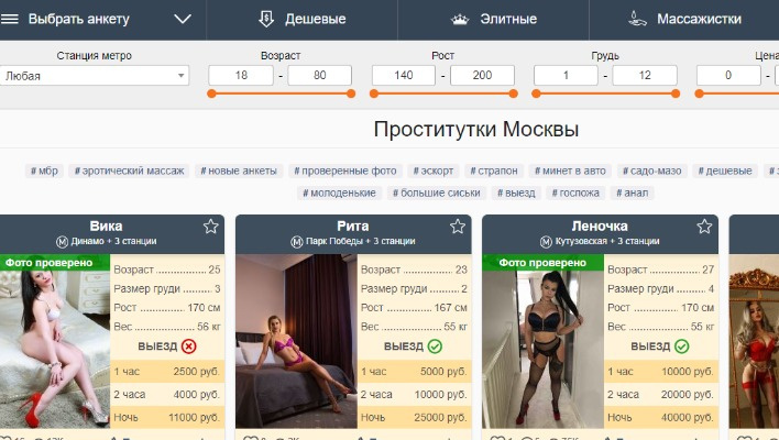 Дешевые проститутки Киева
