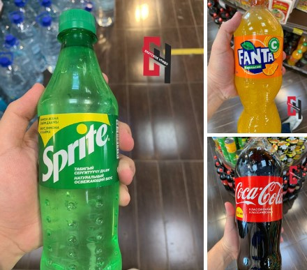 В российских магазинах заметили Coca-Cola, произведенную в Бишкеке