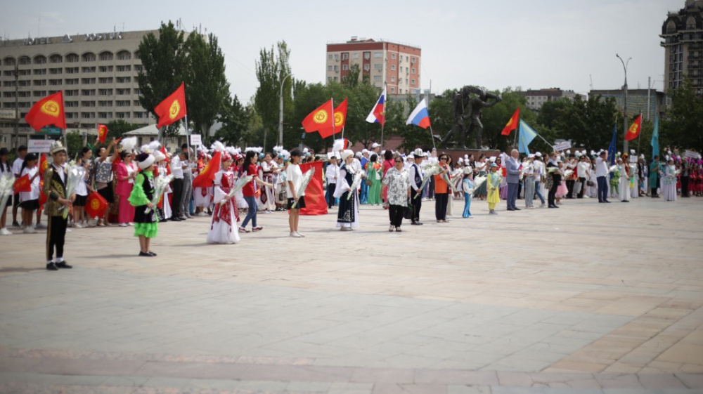 Этокарнавал в Бишкеке.