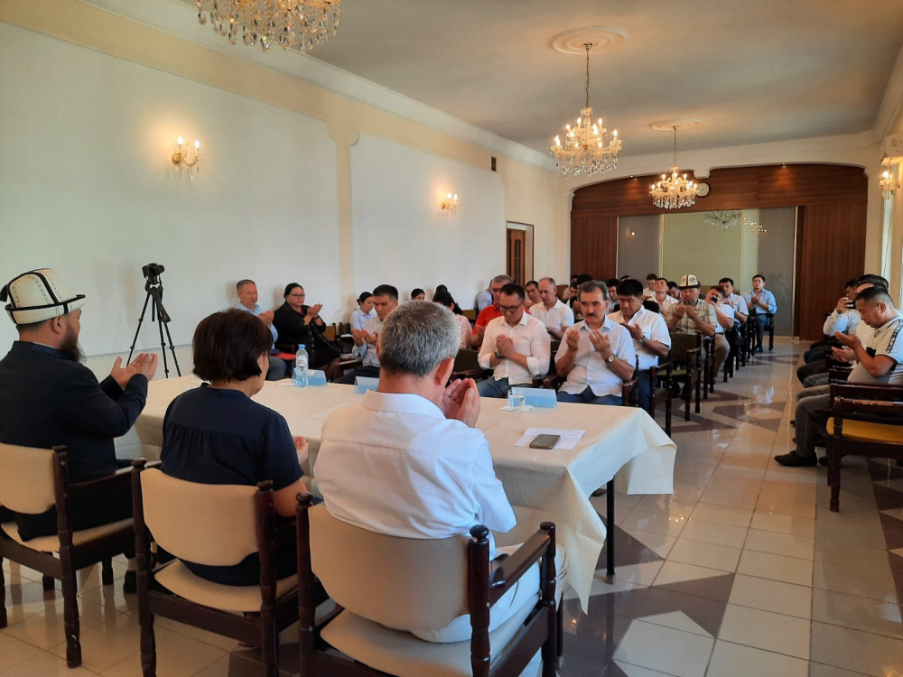 Встреча сотрудников МВД России с руководителями кыргызских диаспор. 