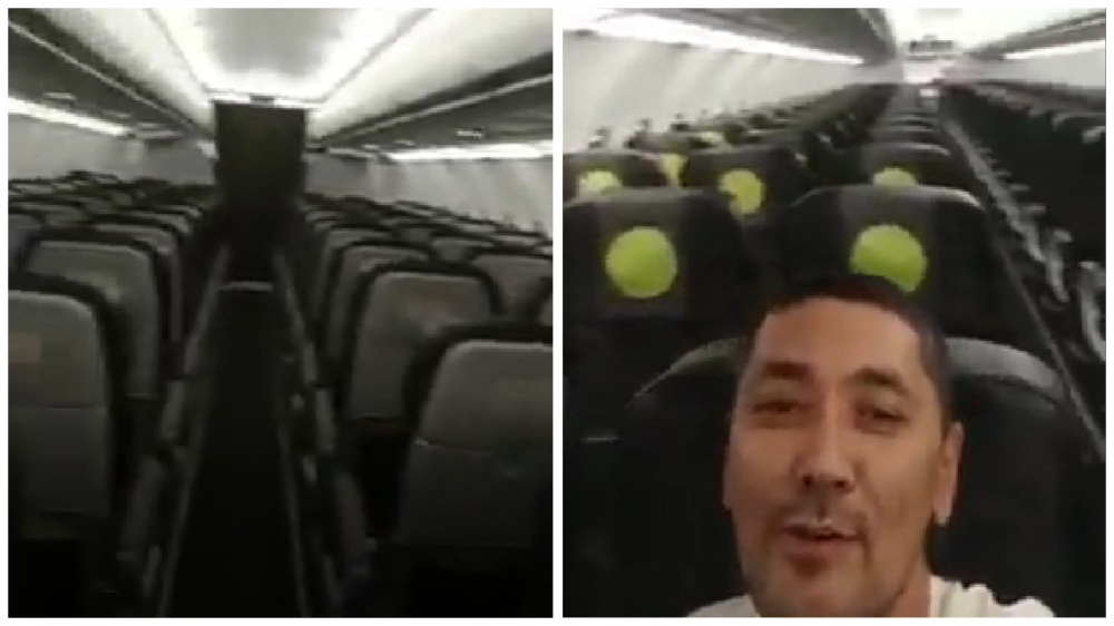 Никто не хочет обратно: пустой самолет во время рейса Бишкек - Москва