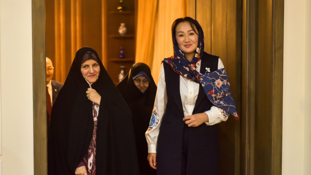 В Тегеране Айгуль Жапарова встретилась с супругой президента Ирана (фото)