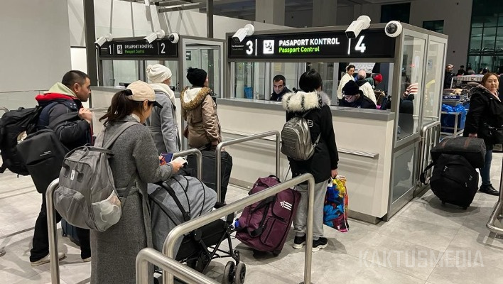 Аэропорт Газиантепа, откуда были эвакуированы кыргызстанцы (видео)