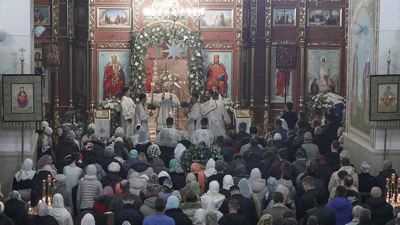 Как отметили Рождество Христово в Бишкеке (фото)