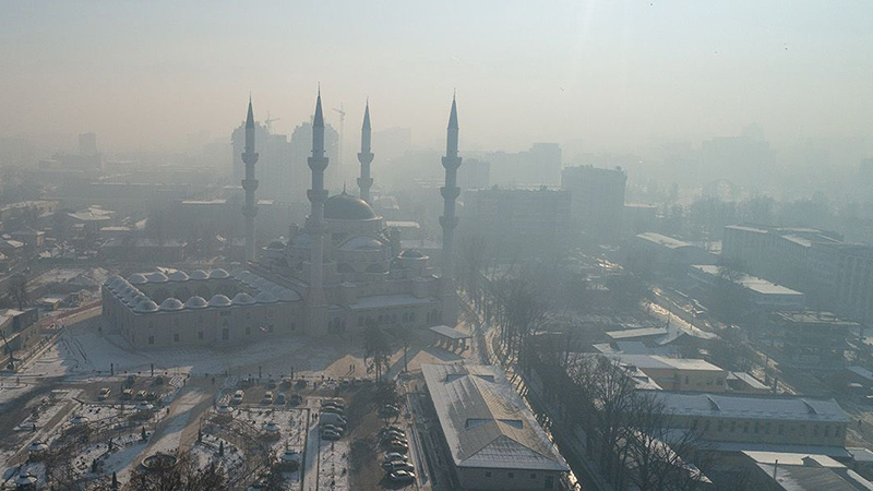 Бишкек вошел в тройку городов с самым грязным воздухом в мире