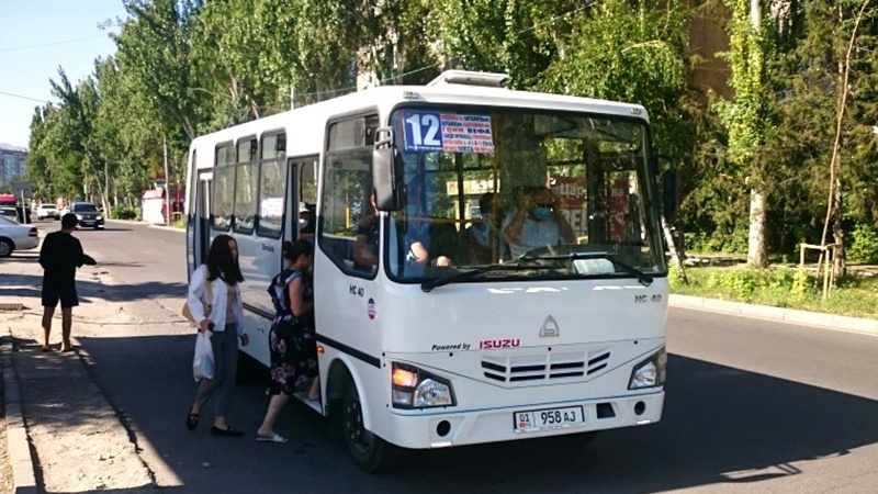 В Бишкеке изменен маршрут автобуса №12 (схема движения)