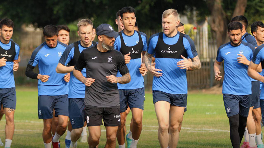 Матч против Китайского Тайбэя: сборная Кыргызстана по футболу провела первую тренировку
