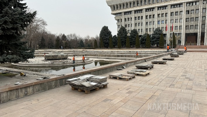 В Управделами президента ответили, когда завершится реконструкция фонтанов возле ЖК
