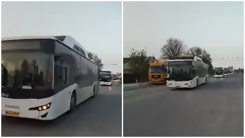 Германия подарила Кыргызстану 17 пассажирских автобусов. Автопарк уже прибыл в Бишкек