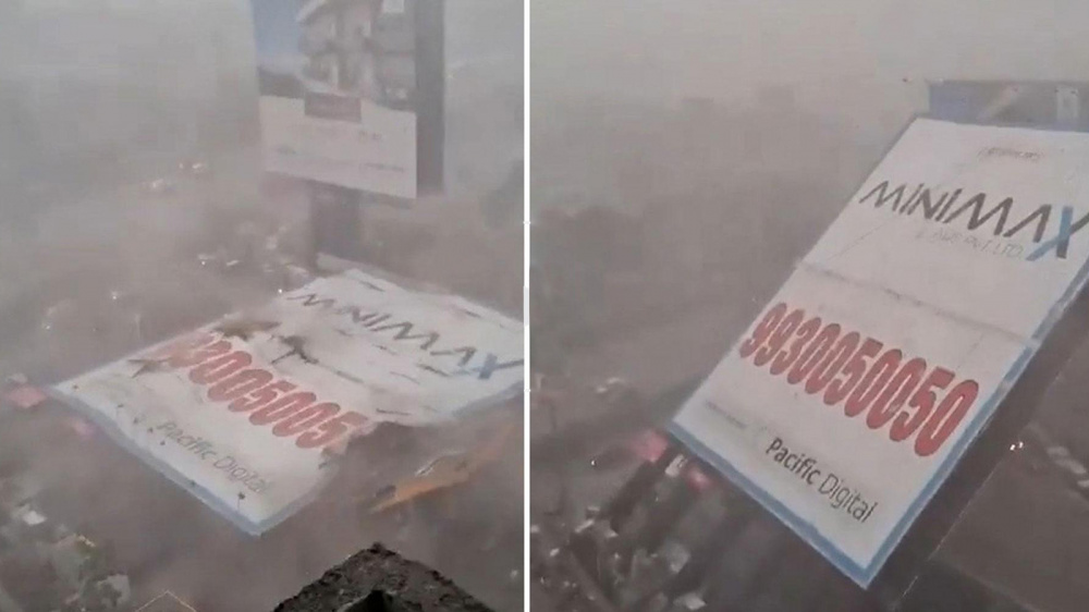 В Мумбаи 4 человека погибли и 57 ранены после падения огромного рекламного щита (видео)