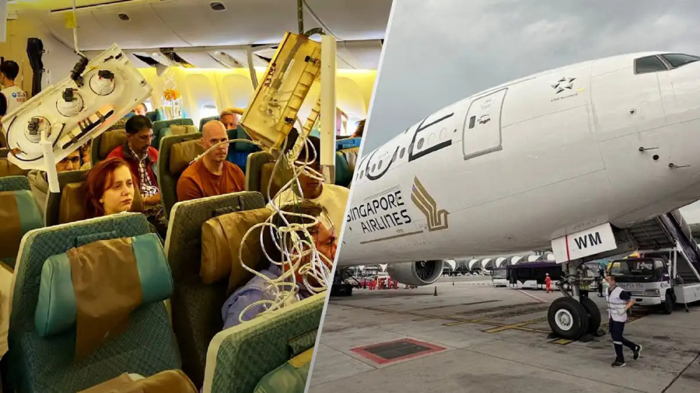 Самолет рейса Лондон - Сингапур попал в сильнейшую турбулентность: два пассажира погибли