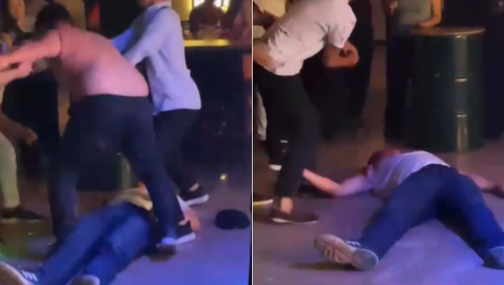 В одном из баров Бишкека произошла драка между посетителями (видео)