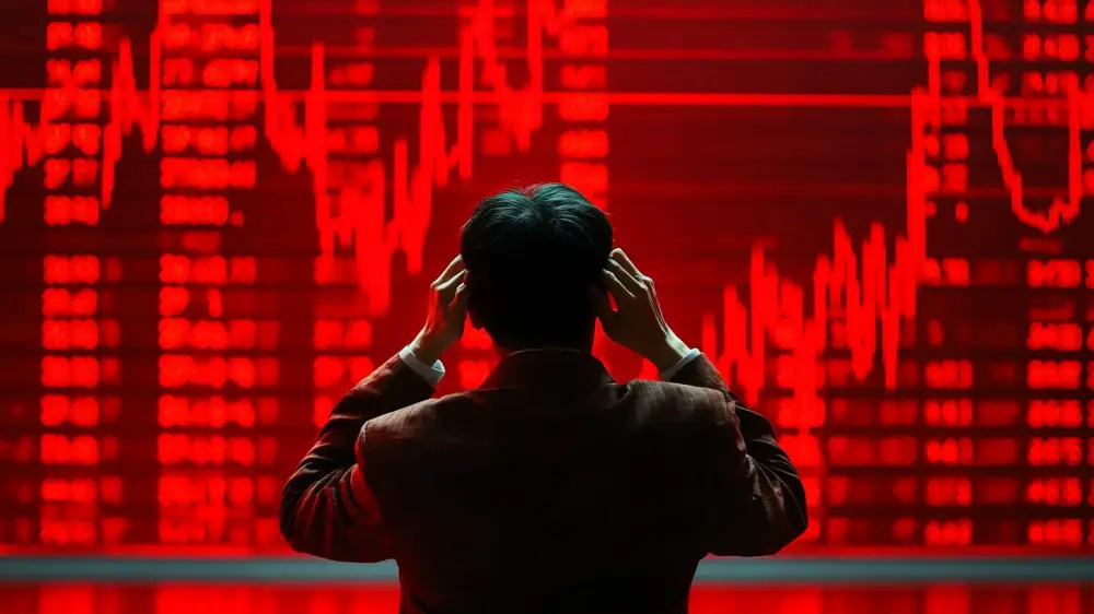 На мировых фондовых рынках произошел 
 обвал