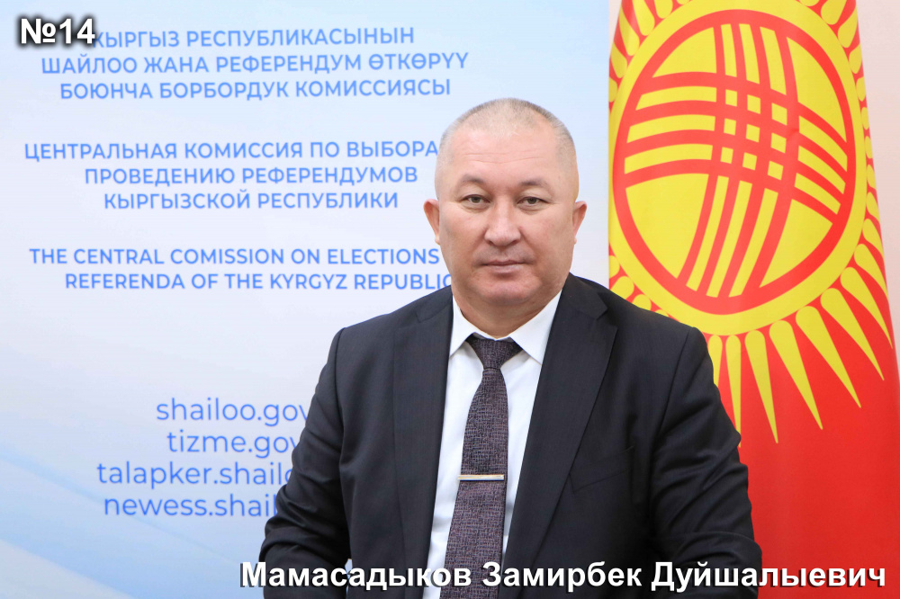 Мамасадыков Замирбек Дуйшалыевич