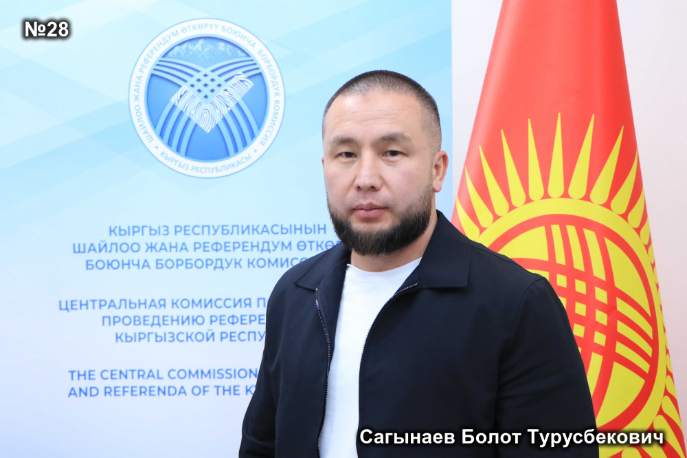 Избирательный округ №28 на досрочных выборах в Жогорку Кенеш. Список выдвиженцев