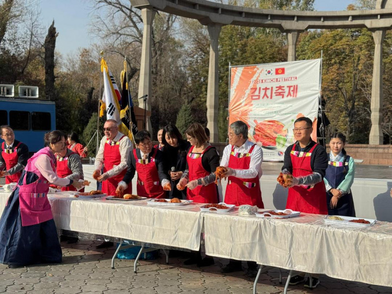 В Бишкеке прошел ежегодный фестиваль кимчи.
