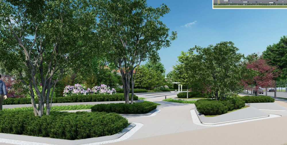 В Оше китайская компания построит парк на месте старого рынка