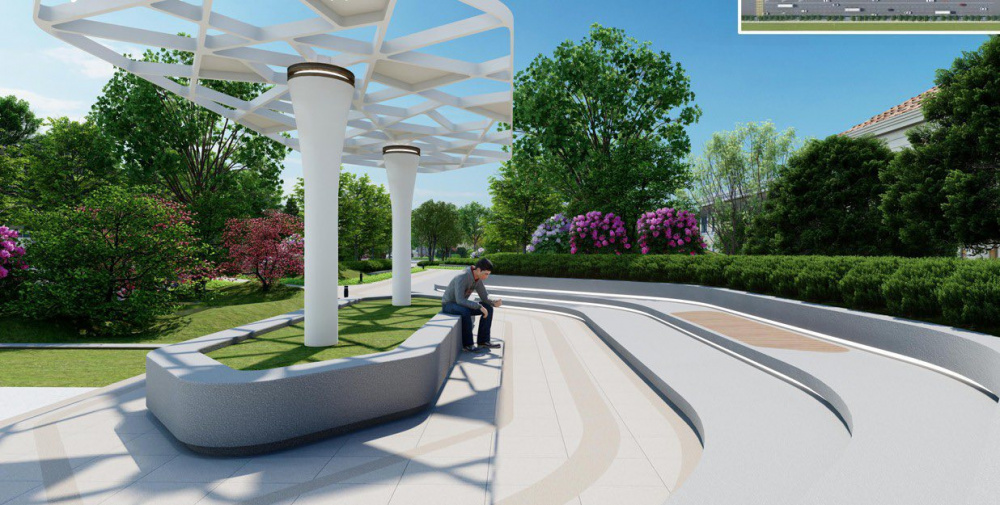 В Оше китайская компания построит парк на месте старого рынка