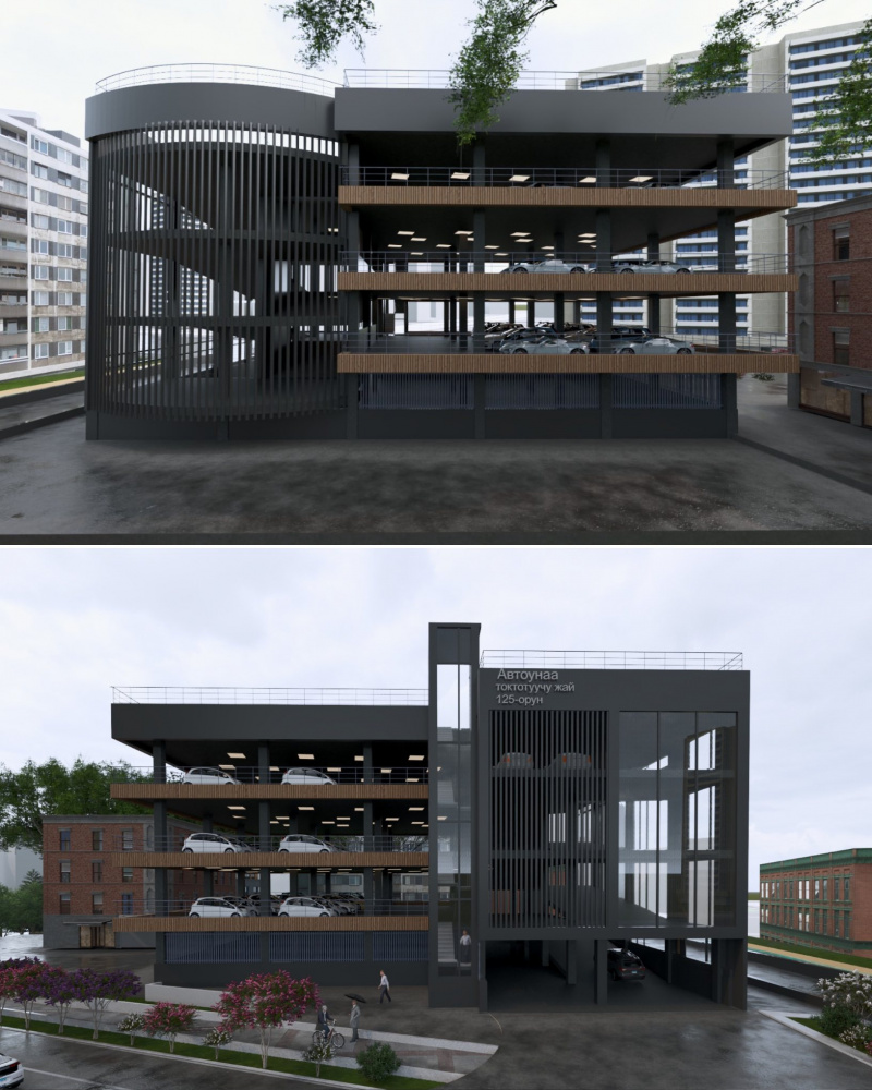 В Оше разработан проект многоэтажной автостоянки на 125 машин.