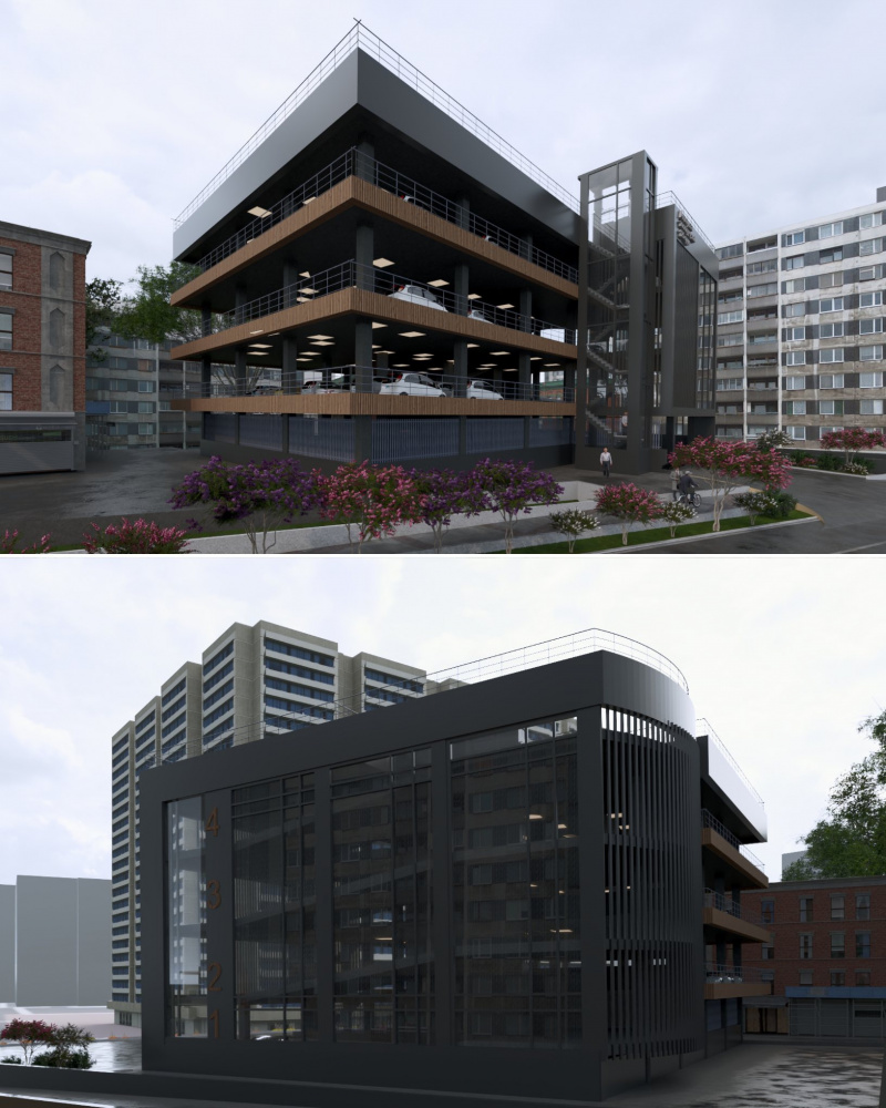 В Оше разработан проект многоэтажной автостоянки на 125 машин.