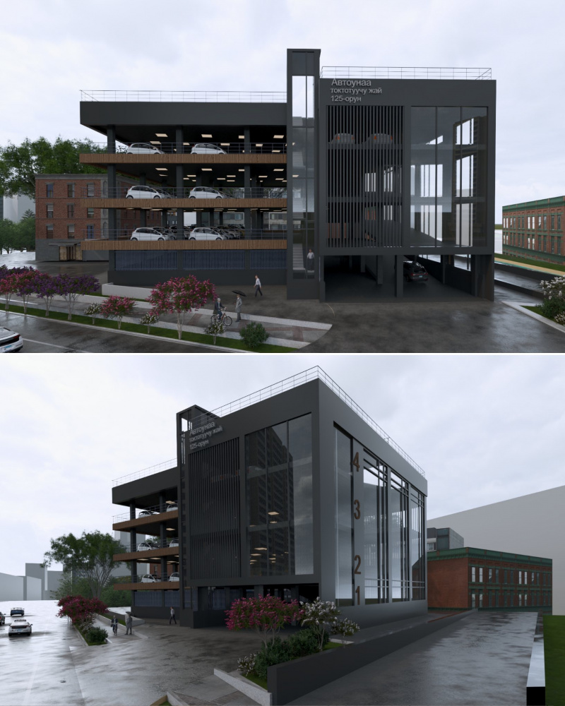 В Оше разработан проект многоэтажной автостоянки на 125 машин.