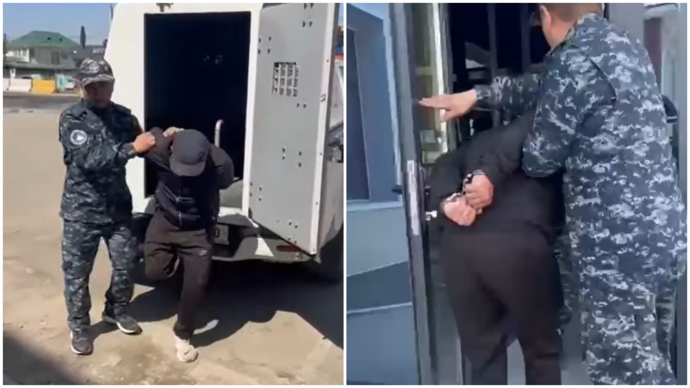 В Аламудунском районе задержали мужчин, оказавших сопротивление милиции (видео)