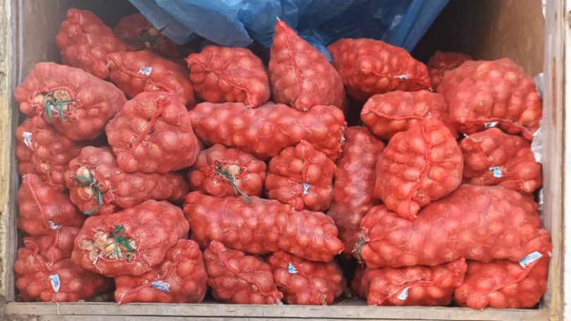 В Кыргызстан не пустили 25 тонн лука из Казахстана (видео)