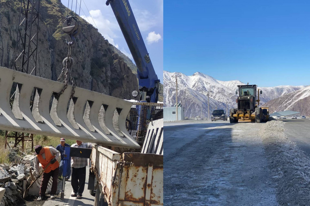 В этом году на перевале Тоо-Ашуу намерены поменять асфальт