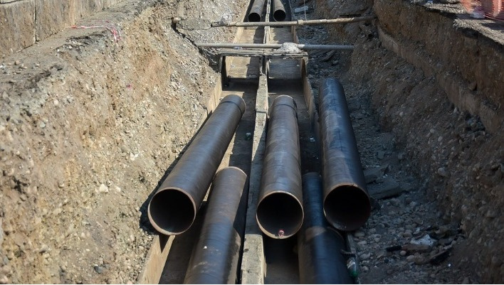 На ул. Гоголя частично ограничивают проезд из-за ремонта теплосети (участок)