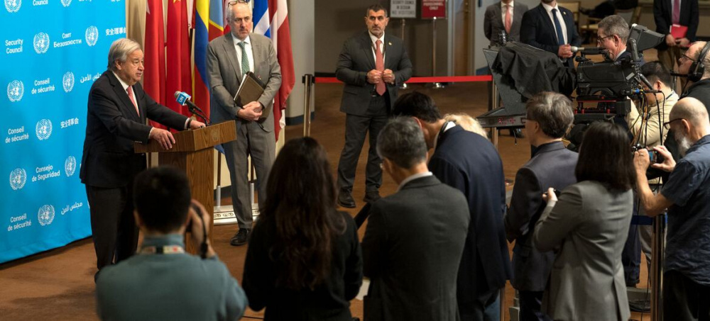 Генсек ООН: Мы стоим на пороге большой войны