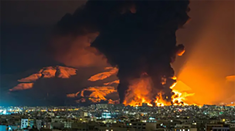 Трамп опубликовал видеокадры масштабного удара по Тегерану