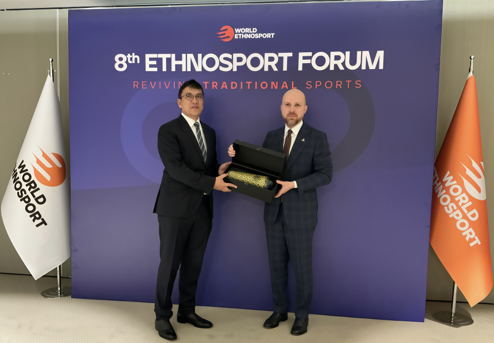 Эдиль Байсалов встретился с главой Всемирного союза этноспорта Билалом Эрдоганом (фото)