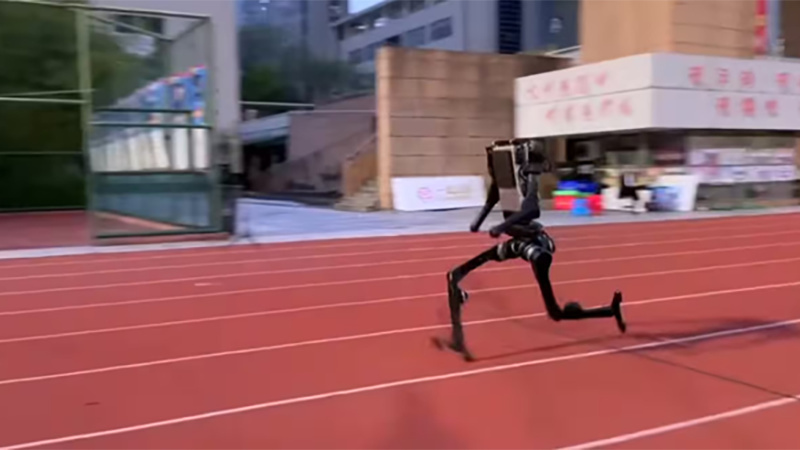 Робот Unitree H1 разогнался до 10 м/с во время тестового забега (видео)