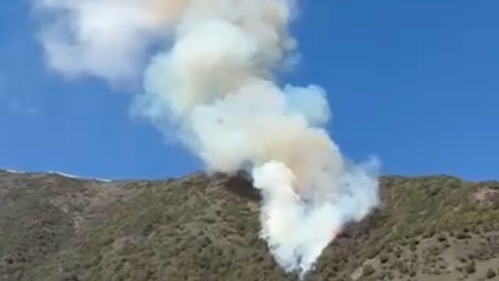 В Чункурчаке возник пожар