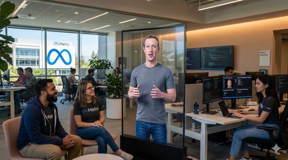 Марк Цукерберг создает своего ИИ-аватара, который будет общаться с коллективом вместо него