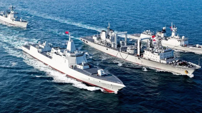 Китай начал морскую операцию к востоку от Тайваня