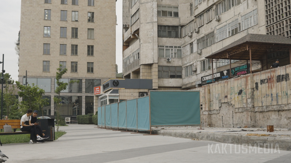 В сквере на пересечении ул. Абдрахманова и Киевской появятся