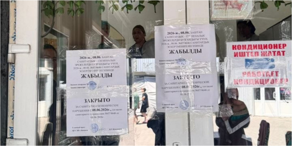 На рынке "Мадина" провели проверку и закрыли восемь кафе