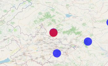 Землетрясение магнитудой 3,4 произошло в Кыргызстане.