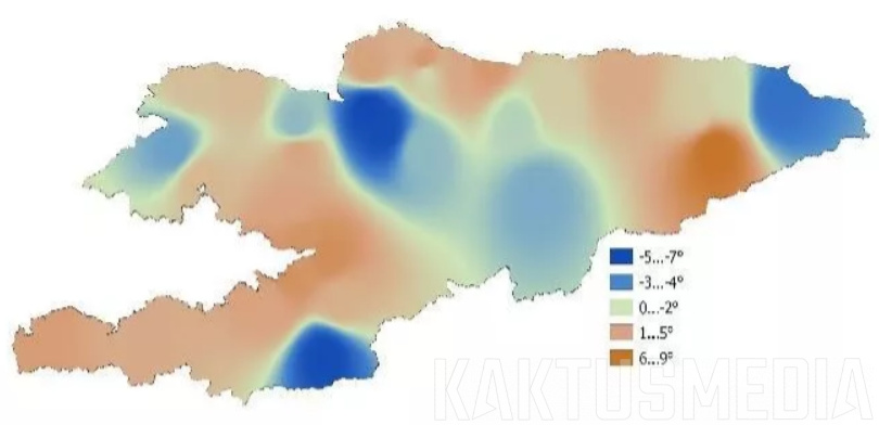 Графика Кыргызгидромета.